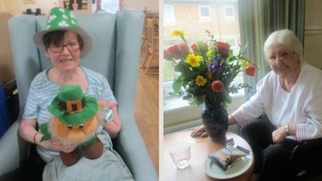 Ilford care home Residents celebrate important days in March